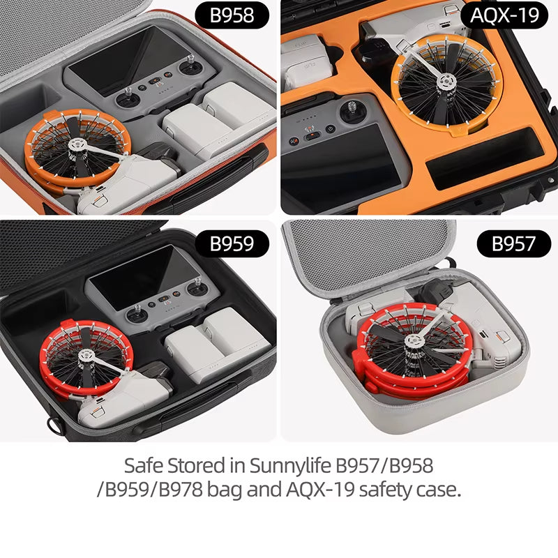 For  Flip Drone Propeller Guard Case Quick Release Arms anti Drop Full Surround Bumper Rings Protector Cover Accessories