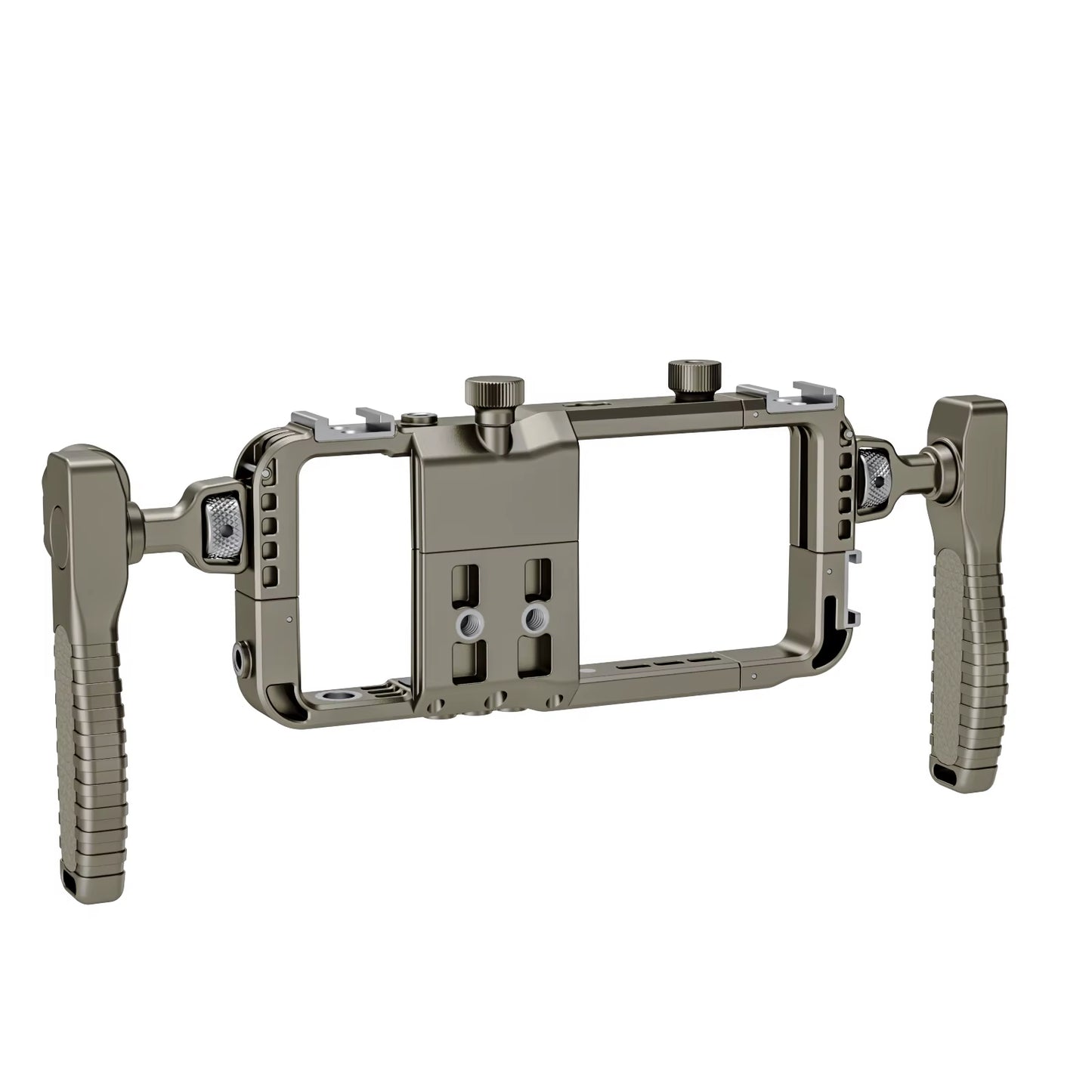 BFT-05A Phone Cage W/ 360° Bluetooth Handle & Filter Mount Lightweight Plastic Rig for Vlogging Iphone Android 17 17 Pro Max