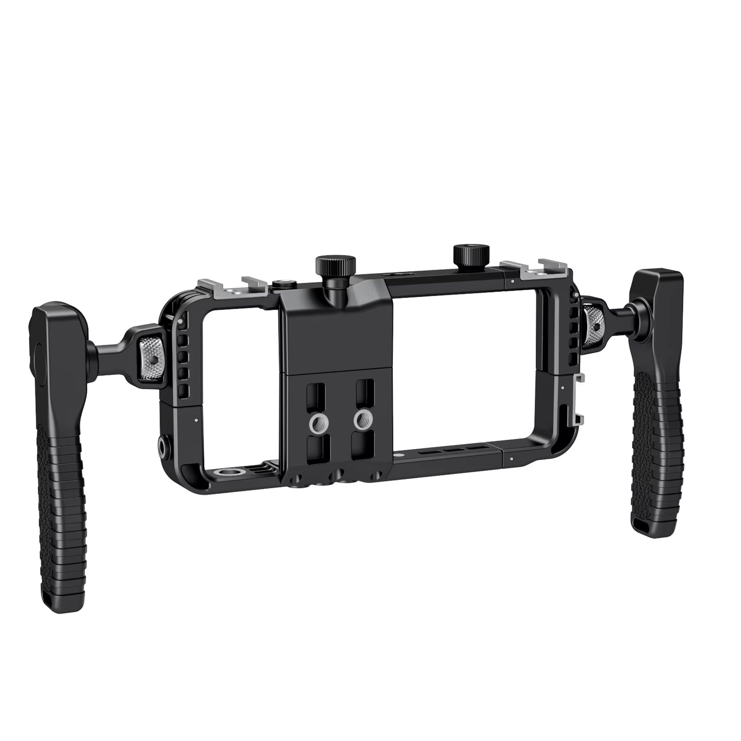 BFT-05A Phone Cage W/ 360° Bluetooth Handle & Filter Mount Lightweight Plastic Rig for Vlogging Iphone Android 17 17 Pro Max