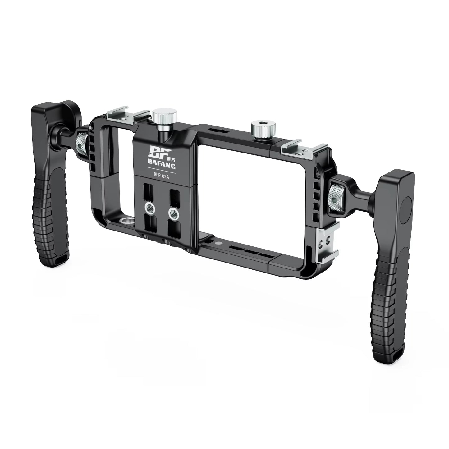 BFT-05A Phone Cage W/ 360° Bluetooth Handle & Filter Mount Lightweight Plastic Rig for Vlogging Iphone Android 17 17 Pro Max