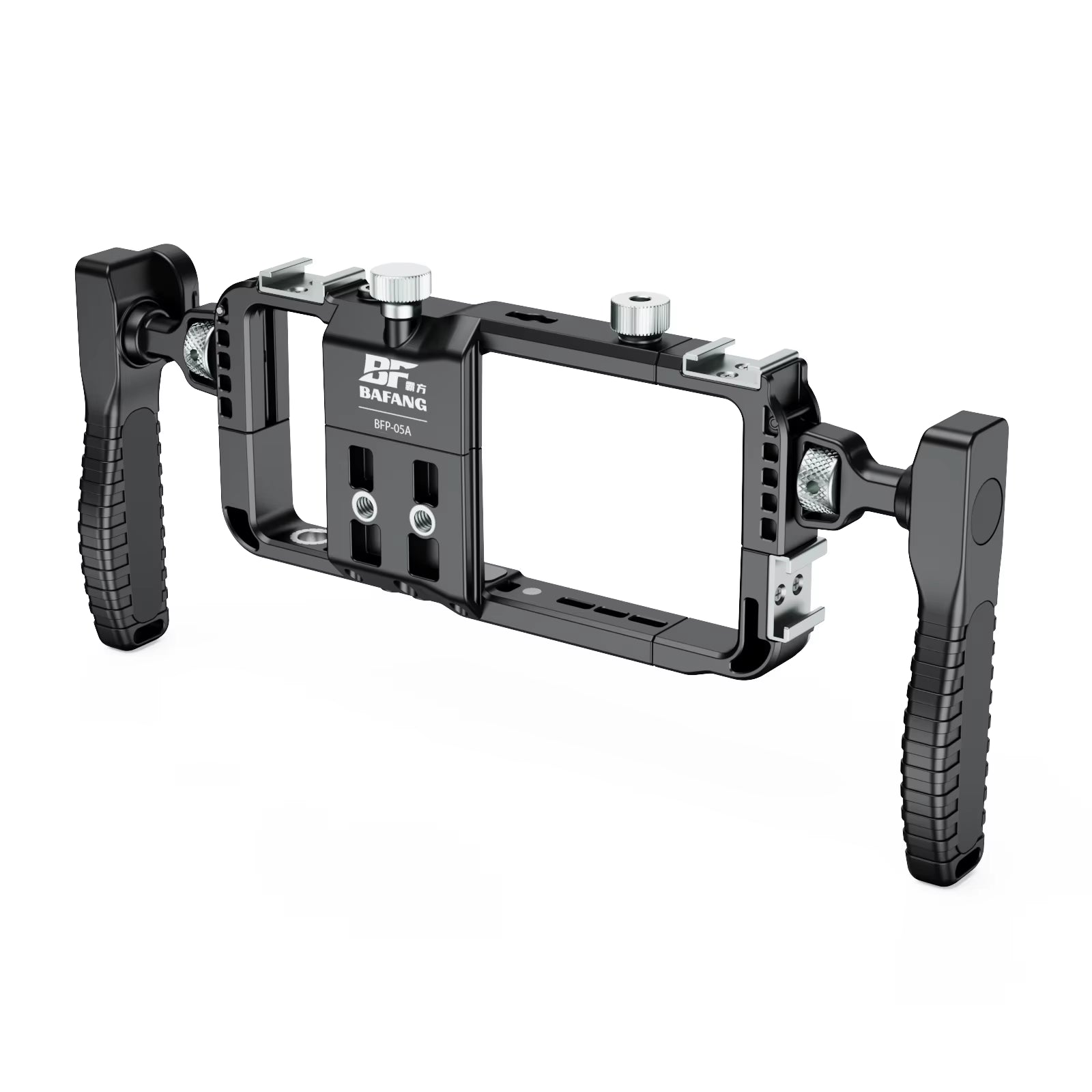 BFT-05A Phone Cage W/ 360° Bluetooth Handle & Filter Mount Lightweight Plastic Rig for Vlogging Iphone Android 17 17 Pro Max
