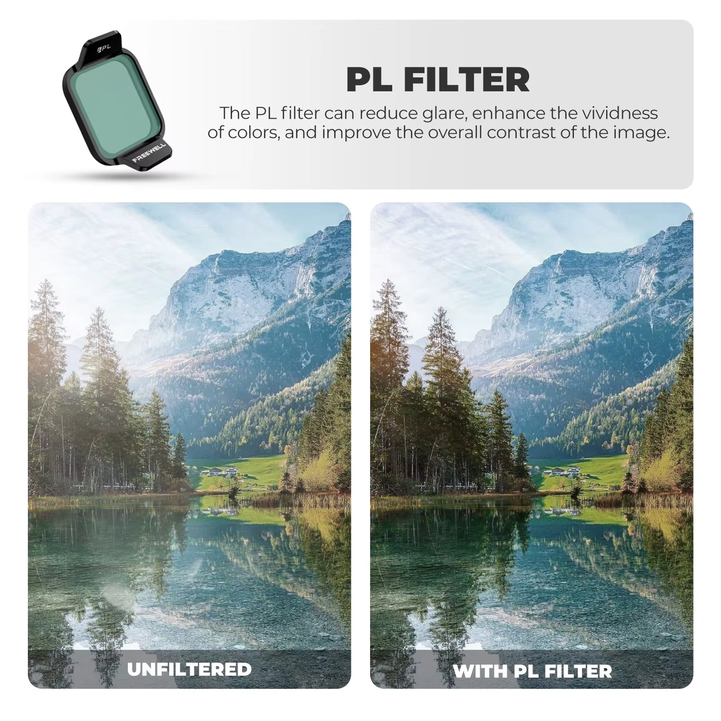 All Day Drone Filters 12 Pack UV PL ND Filter Compatible DJI Flip Drones Aerial Camera Lens Photography Accessories