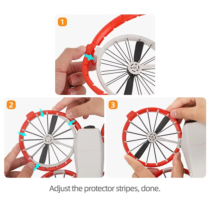 For  Flip Drone Propeller Guard Case Quick Release Arms anti Drop Full Surround Bumper Rings Protector Cover Accessories