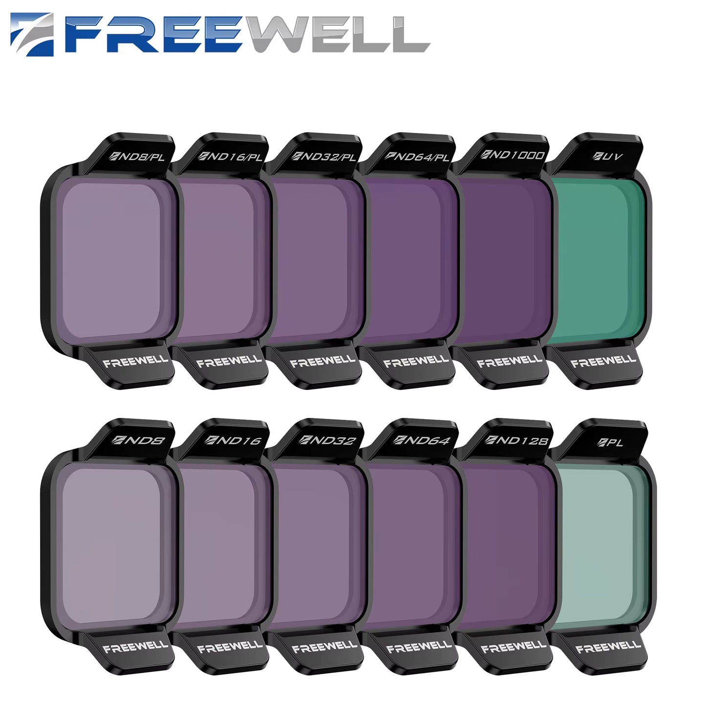 All Day Drone Filters 12 Pack UV PL ND Filter Compatible DJI Flip Drones Aerial Camera Lens Photography Accessories
