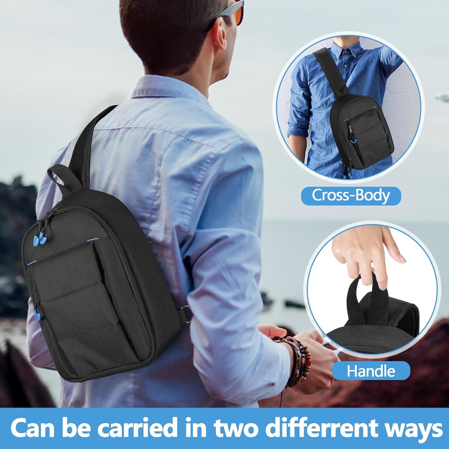 Carrying Case Compatible with DJI Neo Fly More Combo, Portable Drone Sling Bag F