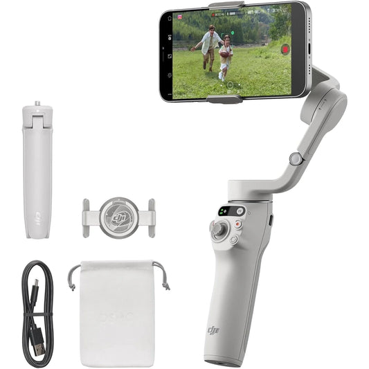 Osmo Mobile 6 Gimbal Stabilizer for Iphone & Android, Object Tracking, Built-In Extension Rod