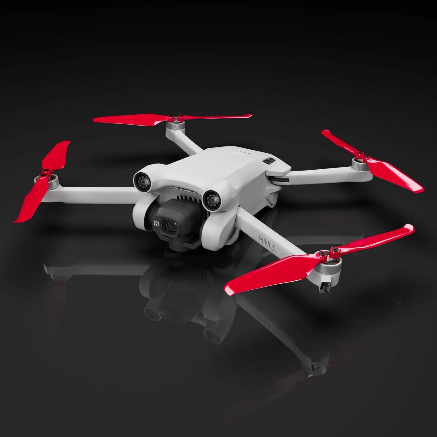 DJI Mini 3 Pro & Mini 4 Pro - Red, 4 Propellers in Set Drone Propellers