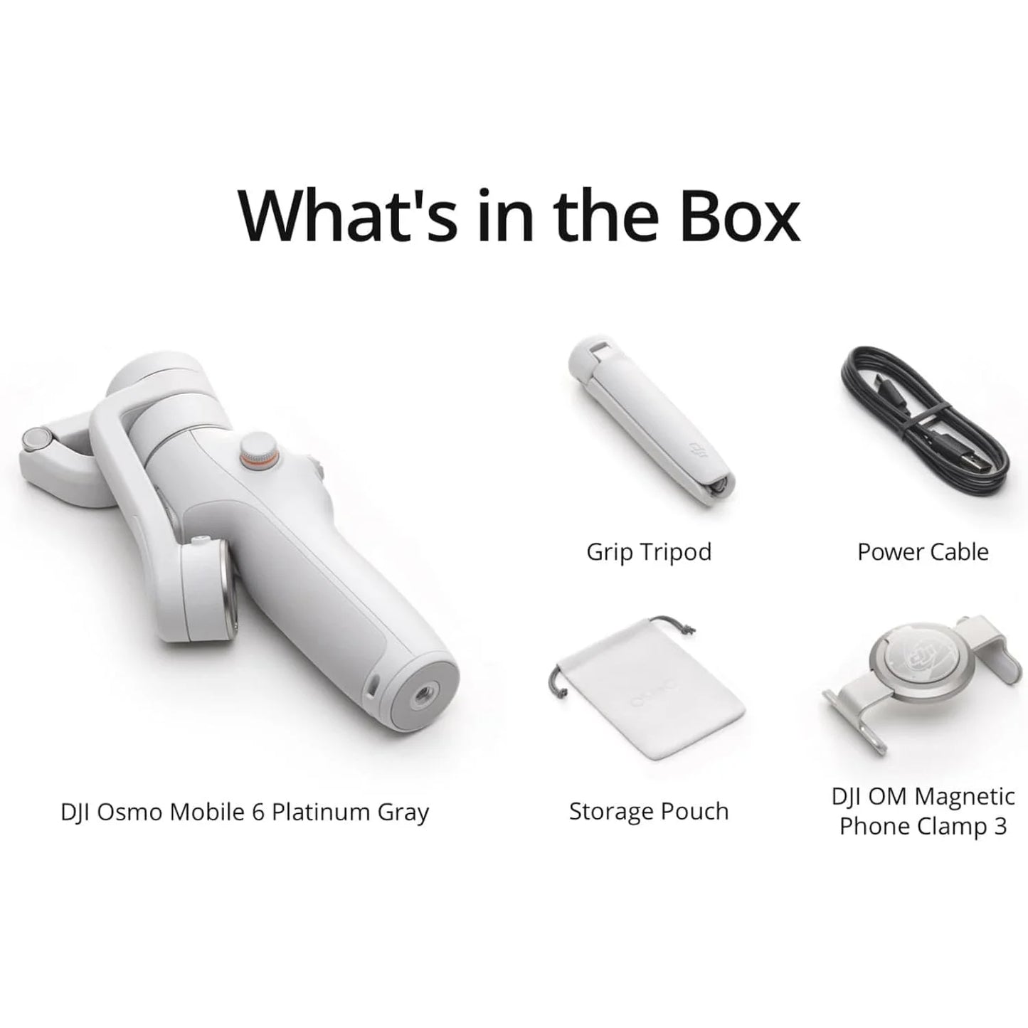 Osmo Mobile 6 Gimbal Stabilizer for Iphone & Android, Object Tracking, Built-In Extension Rod