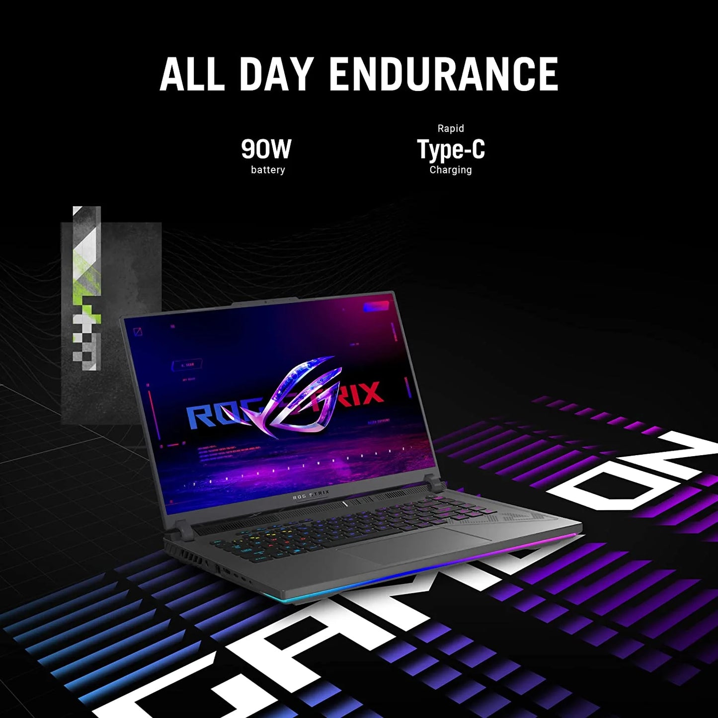 ROG Strix G16 (2023) Gaming Laptop, 16 16:10 FHD 165Hz, Geforce RTX 4070, Intel Core I9-13980Hx, 16GB DDR5, 1TB Pcie SSD, Wi-Fi 6E, Windows 11, G614JI-AS94