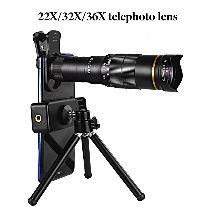 32X Telescope for Phone Mobile Photography Lens Zoom for Cell Camera for Iphone Zoom Mobile Lens Microscope for Phone Lenses