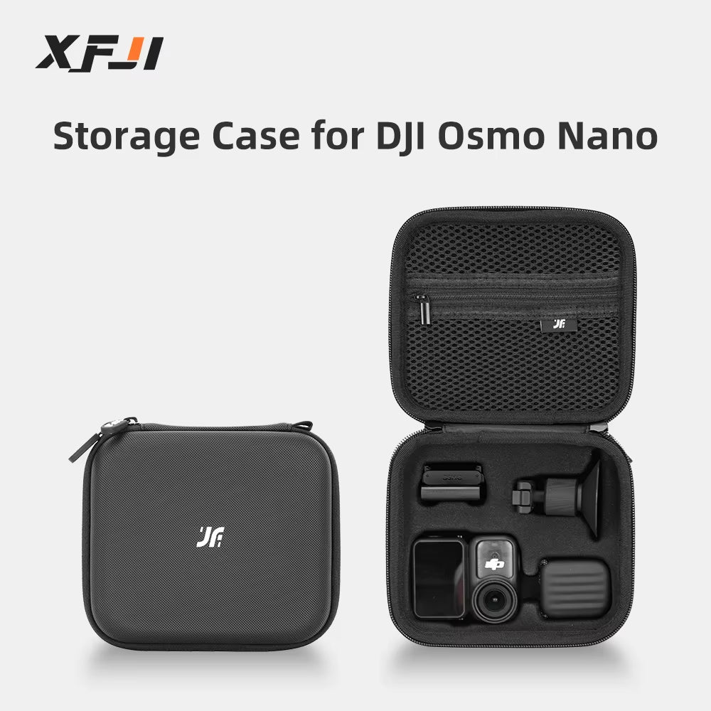 For  Nano Action Camera Storage Organizer Portable Handheld Protective Bag Travel Carrying Case