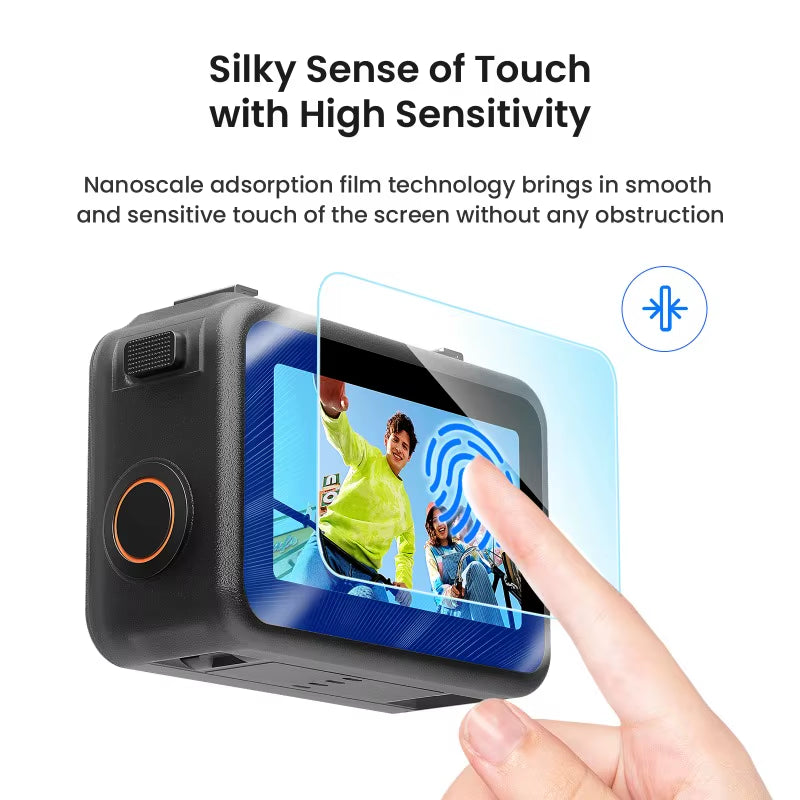 Amagisn Screen Lens Tempered Glass for  OSMO Nano ,Hydrogel Film ,9H+ Hardness HD Clear Glass Camera Protective Accessories