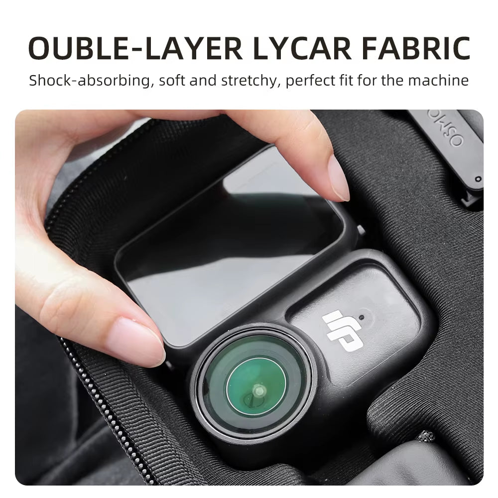 For  Nano Action Camera Storage Organizer Portable Handheld Protective Bag Travel Carrying Case