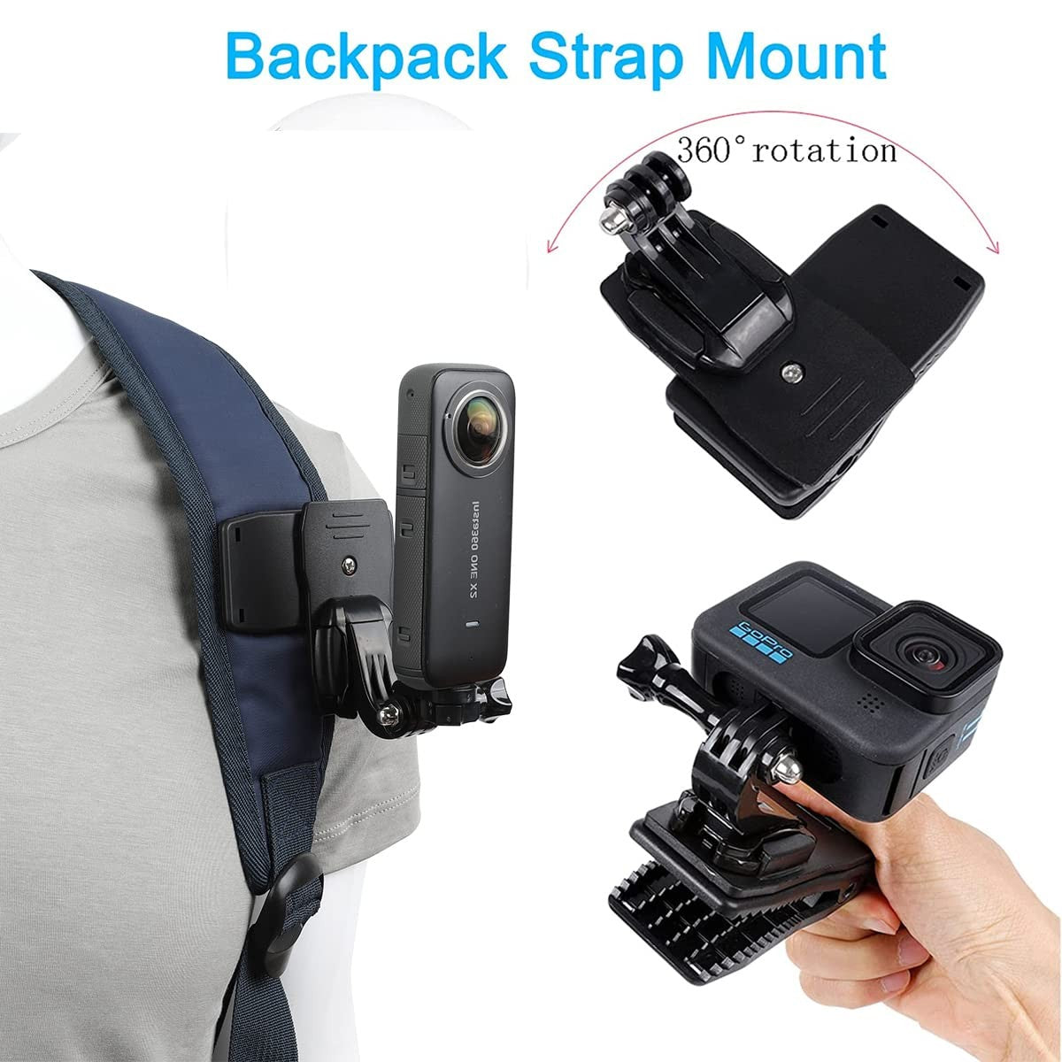 Accessories Kit for Insta360 One X5/X4/X3/X2/X, One R, X and Gopro Her