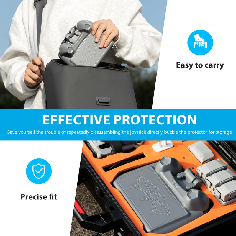 Mini 4 Pro Sun Hood for  RC 2 Controller,3-In-1 Sunshade Joysticks Screen Protector for  Mini 4 Pro/Air 3S Accessories