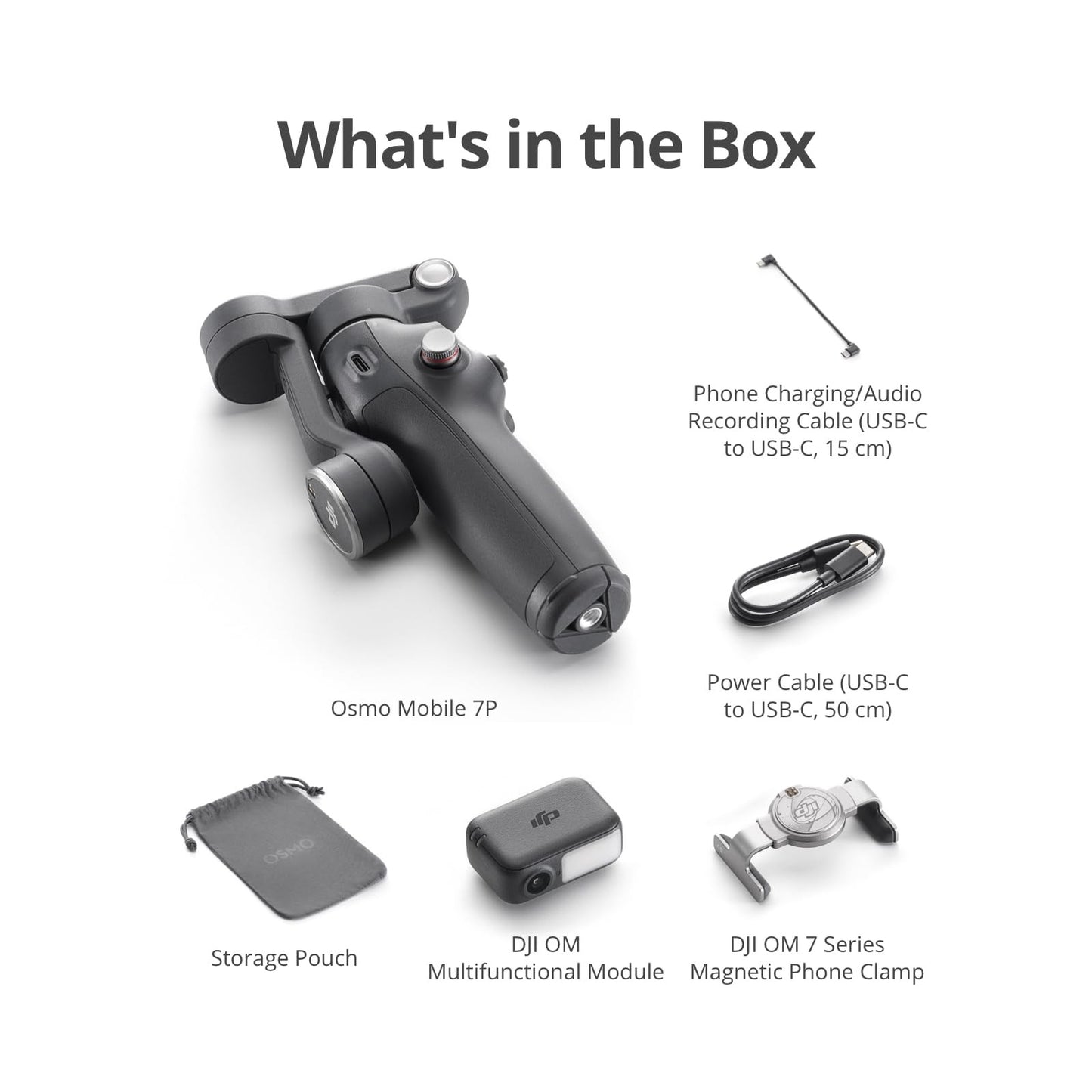 DJI Osmo Mobile 7P Gimbal with Multifunctiona