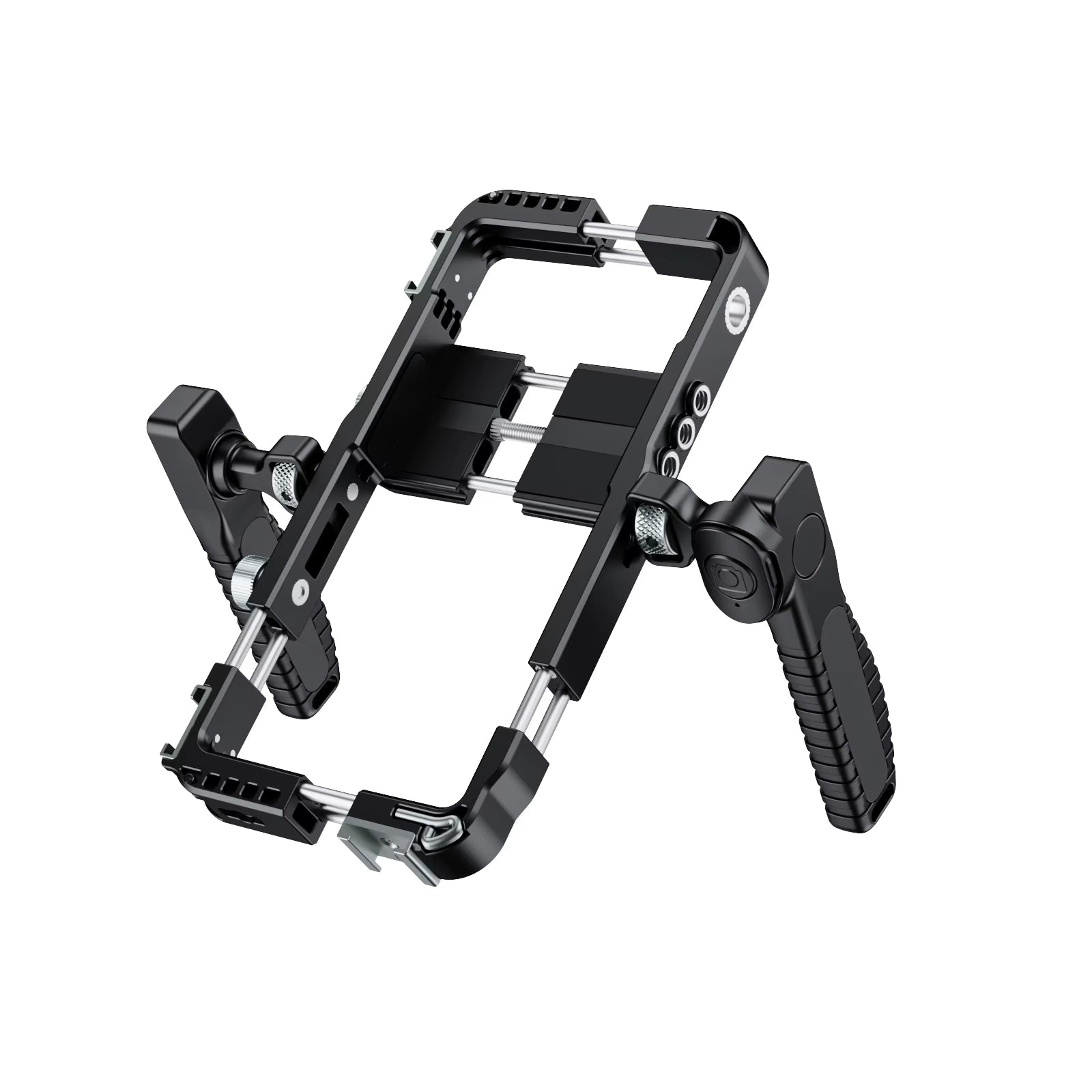 BFT-05A Phone Cage W/ 360° Bluetooth Handle & Filter Mount Lightweight Plastic Rig for Vlogging Iphone Android 17 17 Pro Max