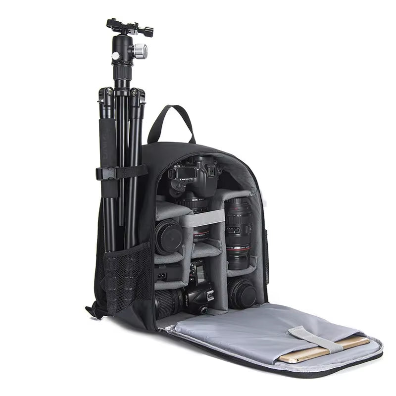 Multi-Functional Digital Camera Backpack Bag for Nikon Sony Waterproof Outdoor Dslr Camera Bag Lens Pouch DSLR Camera Bag