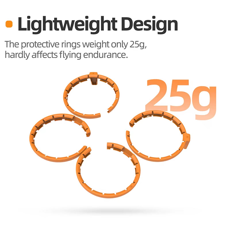 For  Flip Drone Propeller Guard Case Quick Release Arms anti Drop Full Surround Bumper Rings Protector Cover Accessories
