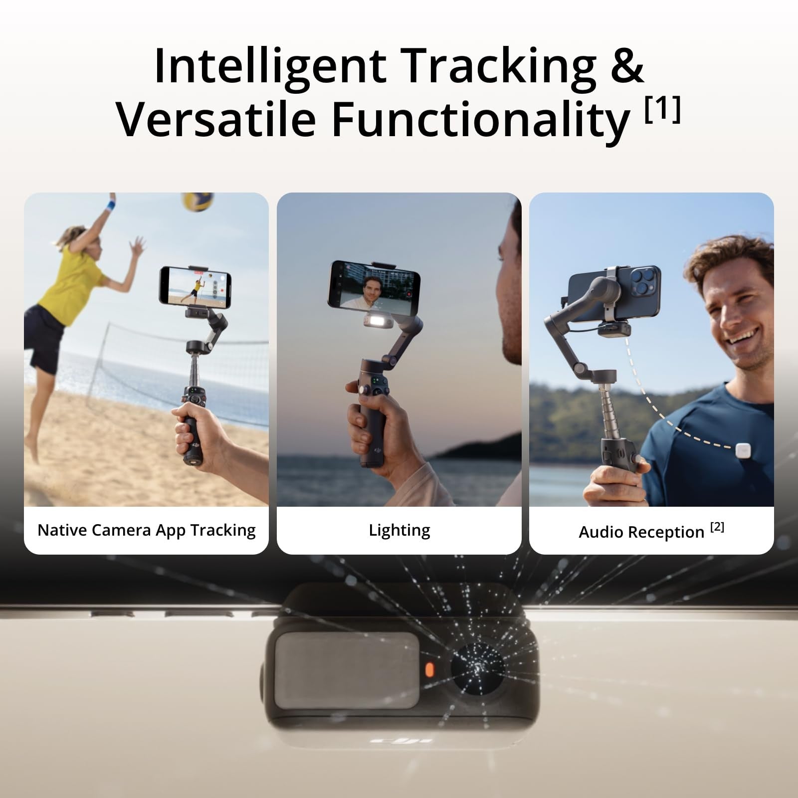 DJI Osmo Mobile 7P Gimbal with Multifunctiona