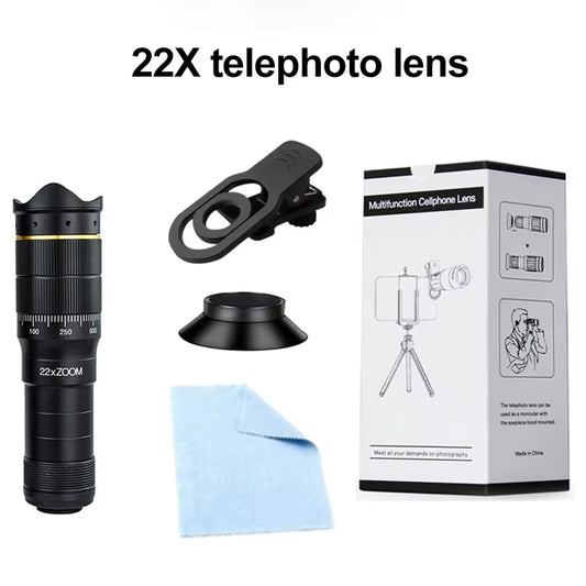 32X Telescope for Phone Mobile Photography Lens Zoom for Cell Camera for Iphone Zoom Mobile Lens Microscope for Phone Lenses